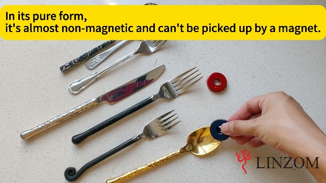 Amazon.com | LINZOM Forged 20-Piece Matte Black Silverware Set, 18